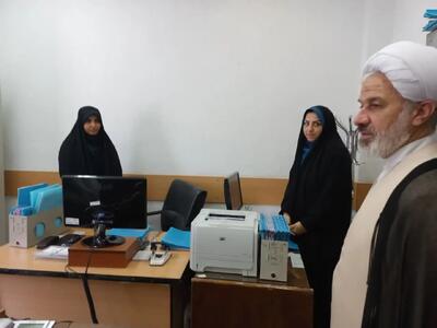  رئیس کل دادگستری خراسان شمالی از حوزه قضایی آشخانه بازدید کرد