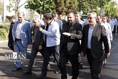  بازدید دادستان عمومی و انقلاب تهران از شرکت زامیاد