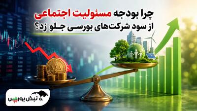 چرا بودجه مسئولیت اجتماعی از سود شرکتهای بورسی جلو زد؟