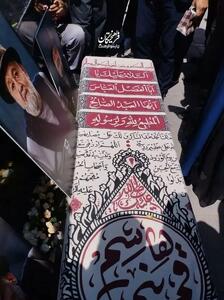  اولین عکس از تابوت اکبر عبدی