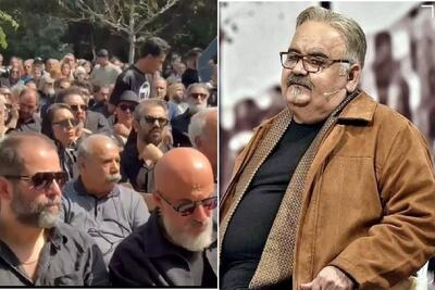  ببینید| بازیگرانی که فکرش رو نمیکردی تو تشییع  اکبر عبدی  حضور داشتند