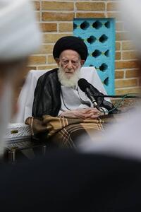 دیدار اژهای با آیتالله شبیری زنجانی