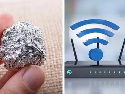  ۶ ترفند برای تقویت وای‌فای با فویل آلومینیومی