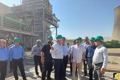 بازدید مشاور وزیر نیرو و مدیرعامل برق حرارتی از نیروگاه زاگرس