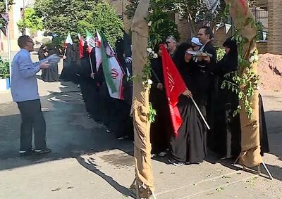بدرقه دانشجو معلمان زائر اربعین در قزوین/ اعزام یک هزار دانشجو به مراسم اربعین
