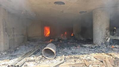  آتش‌سوزی هتل ۱۵ طبقه در بزرگراه چمران مهار شد/ مصدوم شدن یک نفر