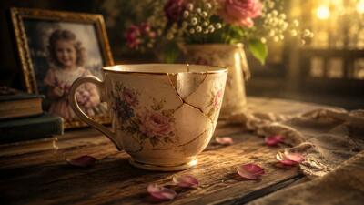  فنجان ترک خورده؛ داستانی الهام بخش که یاد می دهد نقص ها هم می توانند زیبا باشند