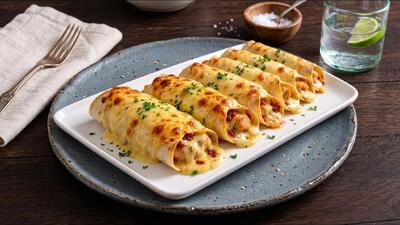طرز تهیه اسنک مرغ سوخاری و ترد با نان لواش