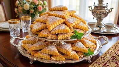 طرز تهیه شیرینی ماستی فوری در ۲۰ دقیقه برای چای عصرانه
