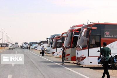  آمادگی ۱۶۰۰ اتوبوس برای بازگشت زائران اربعین از شلمچه به سراسر کشور