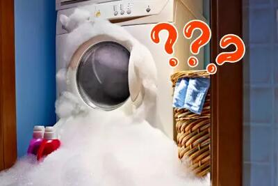 علت خروج کف از ماشین لباسشویی و راههای رفع آن