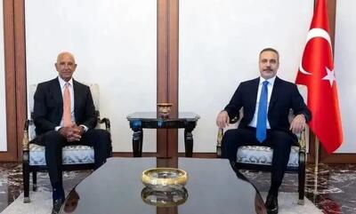 دیدار هاکان فیدان و تام باراک در آنکارا