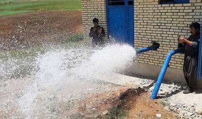 پایداری آب شرب ۳۶۵۰ نفر در روستاهای استان کرمانشاه
