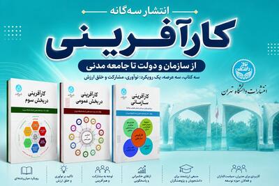 انتشار سهگانه کارآفرینی در انتشارات دانشگاه تهران؛ از سازمان و دولت تا جامعه مدنی