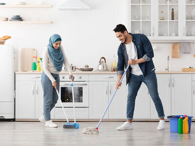  همراهی مردان در کارهای خانه آری یا خیر؟