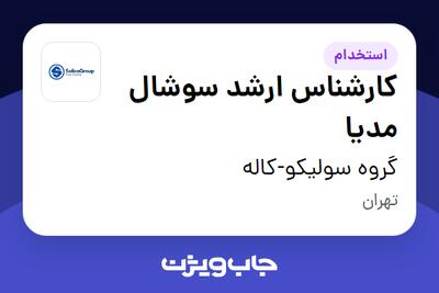  استخدام کارشناس ارشد سوشال مدیا در گروه سولیکو-کاله