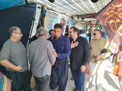  ارائه خدمات فرهنگی و هنری به زائران اربعین حسینی در مسیر پیاده‌روی
