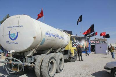 آمادگی کامل تانکرهای آبرسان اهواز برای خدمات رسانی به زائران اربعین