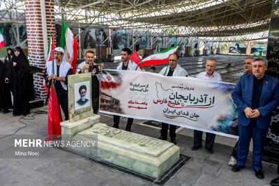  «کاروان حماسه» از تبریز به سوی قلب خلیج فارس به راه افتاد