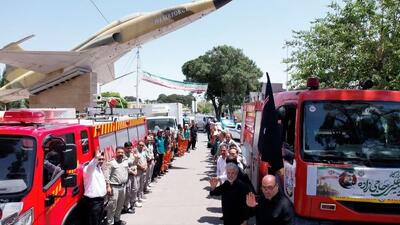  آتش‌نشانان قزوینی برای خدمت‌رسانی به زائران اربعین راهی نجف شدند