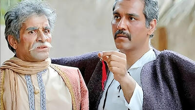  عکس / سفر در زمان/ «شیرفرهاد و بلقیس» در پشت صحنه سریال شب های برره؛ سال 84