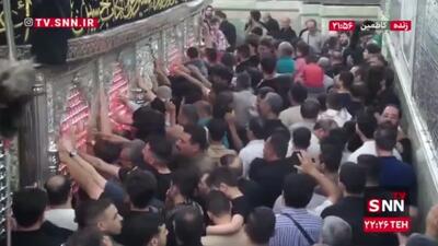  شور حسینی زائران در حرمین کاظمین