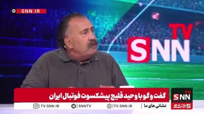 وحید قلیچ خطاب به علی دایی: چرا بیرانوند را تحقیر میکنید؟ خودتان در تیم ملی چه کردید؟