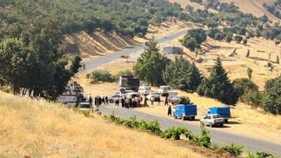  واژگونی خودرو در محور سردشت _ پیرانشهر ۳ مصدوم و ۱ فوتی برجا گذاشت