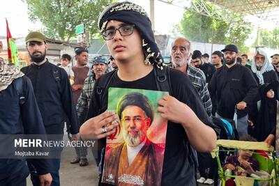 عکس/ تردد زوار اربعین حسینی در مرز مهران