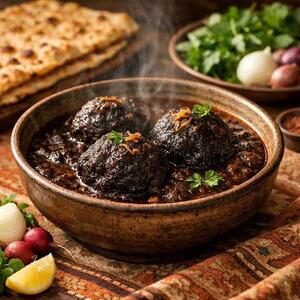 دستور تهیه کوفته سیاه کرمانشاه با طعم و عطر بینظیر