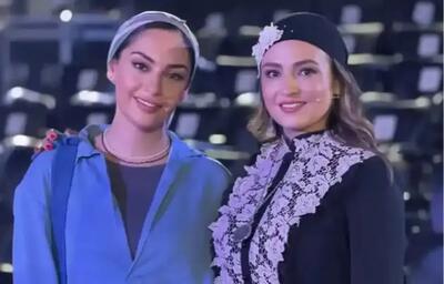  گلاره عباسی و ترلان پروانه در صمیمی‌ترین قاب پشت صحنه «بامداد خمار»