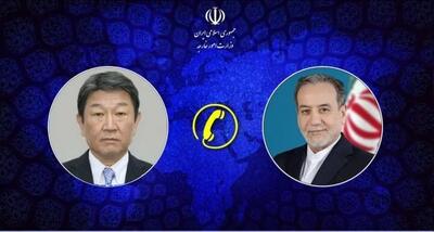 گفتگوی تلفنی وزیران خارجه ایران و ژاپن