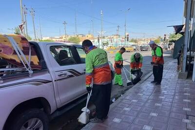  آغاز خدمت‌رسانی شهرداری تبریز در کربلای معلی با اعزام ۵۰ پاکبان
