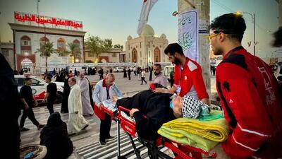  بیش از ۵۷ هزار خدمت درمانی هلال‌احمر اصفهان به زائران اربعین در نجف اشرف