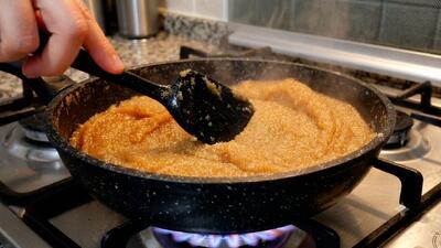  سریع ترین روش پخت حلوای سنتی به روشی آسان و خوشمزه