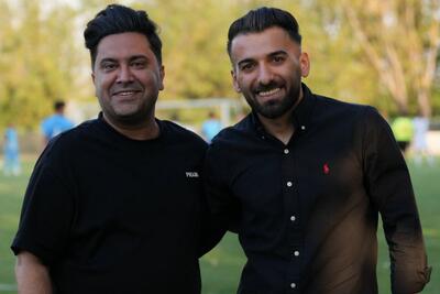  حضور هادی حبیبی‌نژاد در تمرین چادرملو