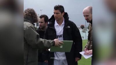 ویدیو خاطرهانگیز از جلسه عکاسی کریستیانو رونالدو برای بازی PES 2013