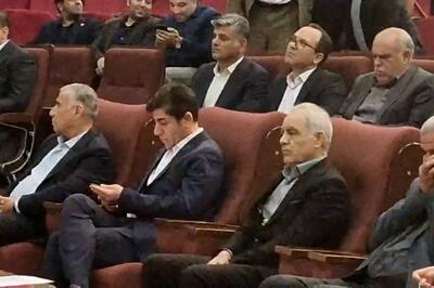 حضور ممبینی دبیرکل فدراسیون فوتبال در مراسم قرعهکشی لیگ برتر