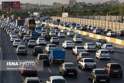 ترافیک سنگین در جادههای البرز