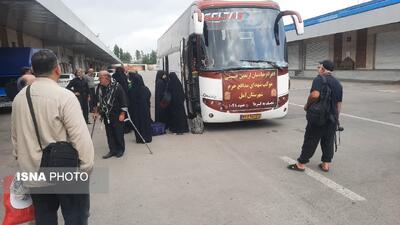  خادمان اربعینی موکب شهدای مدافع حرم آمل راهی کربلا شدند