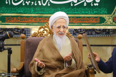  آیت‌الله العظمی جوادی‌آملی: ملت ایران هرگز آغازگر تجاوز نبوده اما هیچ مهاجمی را امان نمی‌دهند/ هرگز نگذارید از لبان مطهرتان حرف های مکروهی صادر شود؛ اگر نظر یا طرحی هست حتما در فضایی دوستانه مطرح شود/ بگذارید این مملکت ۱۰۰ درصد در آرامش و امنیت اداره شود