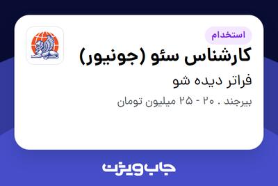 استخدام کارشناس سئو (جونیور) در فراتر دیده شو