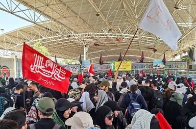 عکس/ تردد زوار اربعین حسینی در مرز مهران