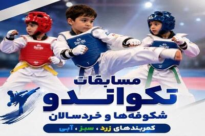  رقابت شکوفه‌های تکواندو چهارمحال و بختیاری در شهرکرد