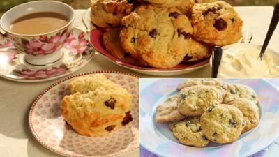  آموزش مرحله‌به‌مرحله شیرینی کشمشی بدون فر + فیلم