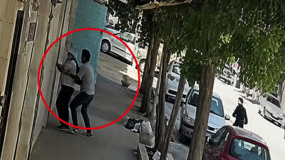 فیلم جدال دختر جوان مشهدی با موبایل قاپ در خیابان