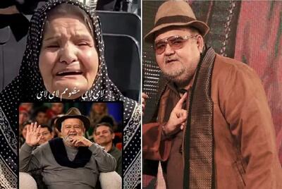  آواز محلی؛ لای لای خوندن خواهر اکبر عبدی  بر سر مزار برادر