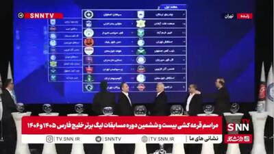برنامه افتتاحیه لیگ برتر فوتبال ایران مشخص شد
