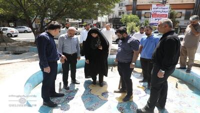 نوسازی حوضچههای میدان هفتحوض با تأکید بر حفظ هویت بصری این فضای شهری