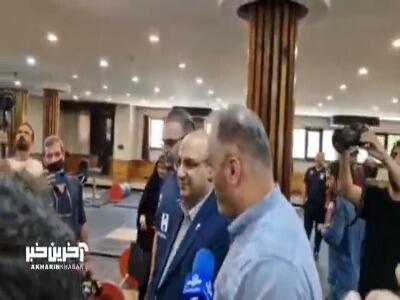  انوشیروانی خطاب به علی‌نژاد: بازدید شما از اردوهای تیم ملی وزنه‌برداری باعث ایجاد انگیزه می‌شود